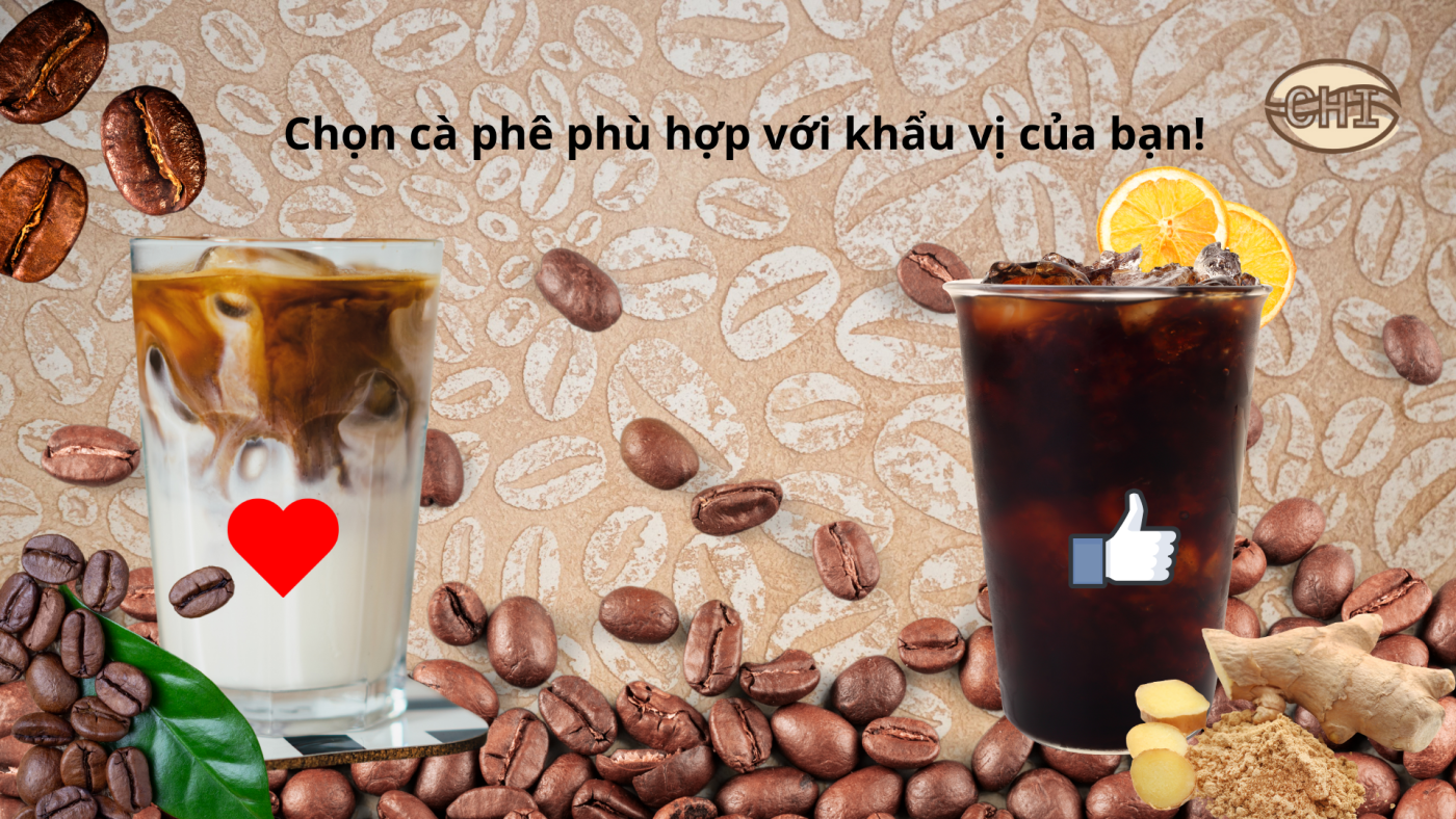 cách chọn cà phê phù hợp